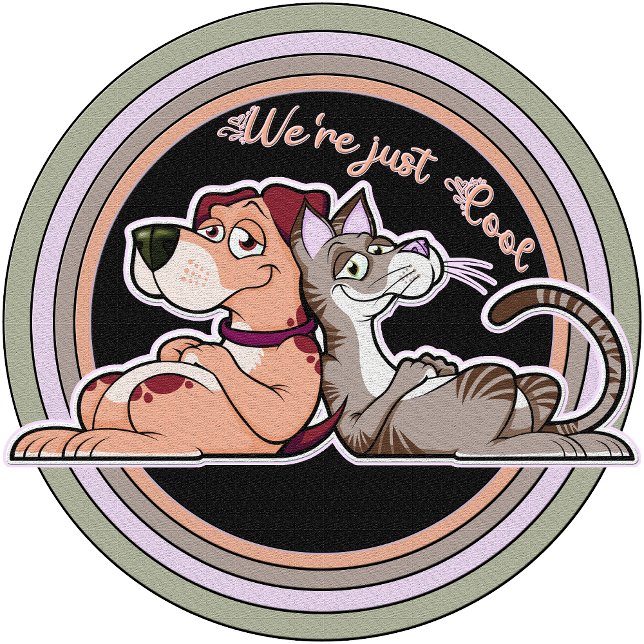 Camiseta Relação de Gato de Cão (Criador carregado)