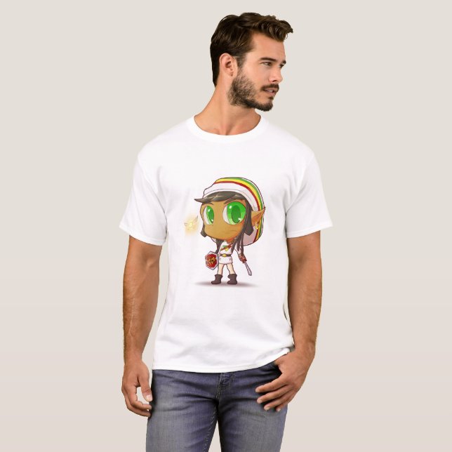 Camiseta Relação de Rasta - legenda do roupa da ficção de (Frente Completa)
