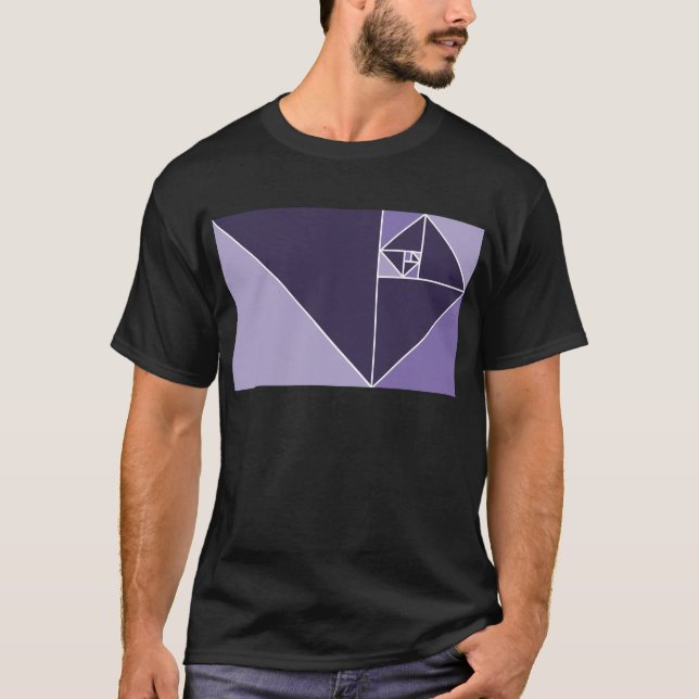 Camiseta Relação dourada (roxa) (Frente)