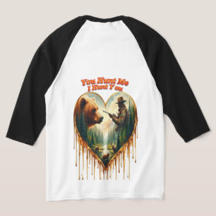 Camiseta Relação entre Hunter Grizzly Bear e Deer