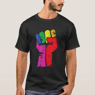 Camiseta Relação entre Orgulho Lésbica e Gay do Arco-Íris e