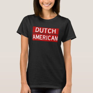 Camiseta Relação Holandesa Americana Holanda EUA Friendshi
