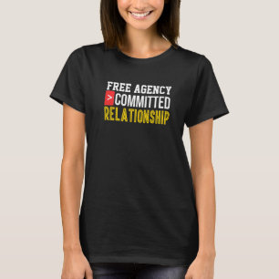 Camiseta Relação solteiro Comprometida Namorando Online Bro