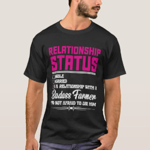 Camiseta Relacionamento Com Uma Namorada Esposa De Fazendei