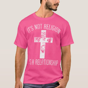 Camiseta Relacionamento Não Religião Cruz Deus Jesus Cristã