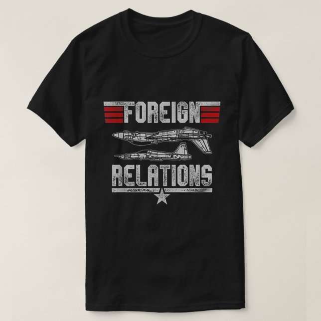Camiseta Relações externas (Frente do Design)