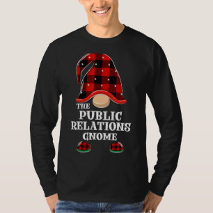 Camiseta Relações Públicas Gnomo Buffalo Xadrez Engraçado C
