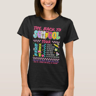 Camiseta Relâmpago Abcd De Volta À Turnê Da Escola Bruh We 