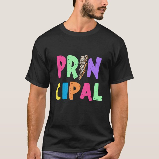 Camiseta Relâmpago Colorido Principal Bolt Para Sta Escolar (Frente)