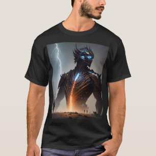 Camiseta Relâmpago Cyborg Warrior