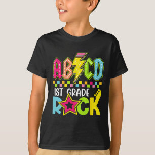 Camiseta Relâmpago Divertido de Volta às Aulas 1ª Série Roc