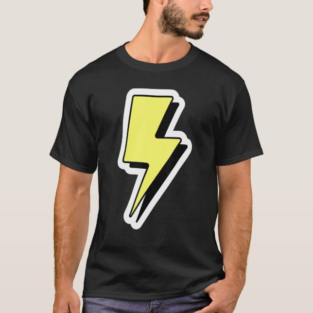 Camiseta Relâmpago   Tempestade Trovoada     Raio (Frente)