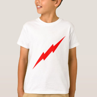 Camiseta Relâmpago vermelho