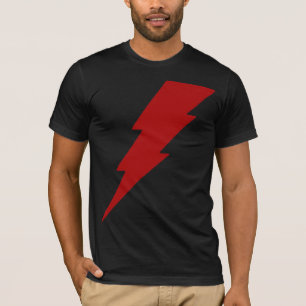 Camiseta Relâmpago vermelho