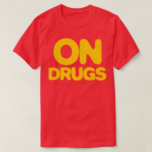 CAMISETA RELATIVAMENTE À DROGA (Frente do Design)