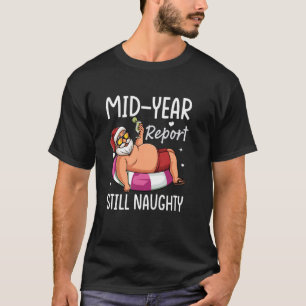 Camiseta Relatório De Ano De médio Ainda Malvado Natal Em J