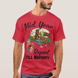 Camiseta Relatório De Ano De médio Ainda Naufragado Natal E