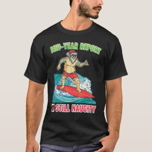 Camiseta Relatório De Ano De médio Ainda Papais noeis Malva