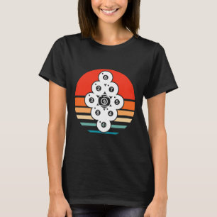 Camiseta Relatório de Bola do Billiard Player 9 do Billiard