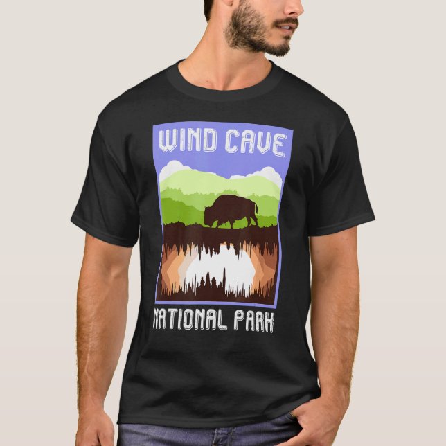 Camiseta Relatório de Férias do Parque Nacional de Cavernas (Frente)