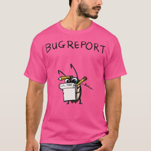 Camiseta relatório de inseto do codificador