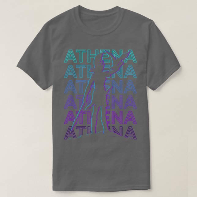 Camiseta Relatório de mitologia grega Athena Athene deusa a (Frente do Design)