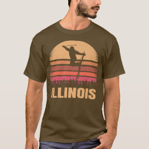 Camiseta Relatório de Recurso de Esqui de Neve do Skier Vin
