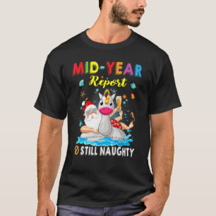Camiseta Relatório do ano de médio ainda malvado Papais noe
