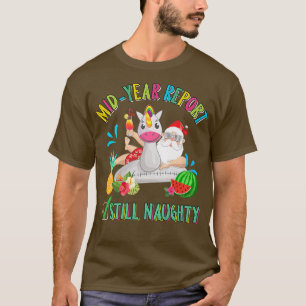Camiseta Relatório do ano de médio ainda travado - Natal em