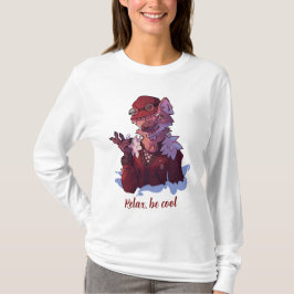 Camiseta Relax be cool, wolf