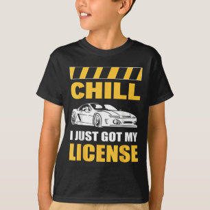 Camiseta Relaxa, Acabei de Tirar a Carteira Motorista Novat