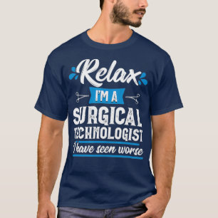 Camiseta Relaxa Tecnológica Cirúrgica Funny Scrub Tech