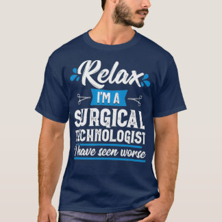 Camiseta Relaxa Tecnológica Cirúrgica Funny Scrub Tech