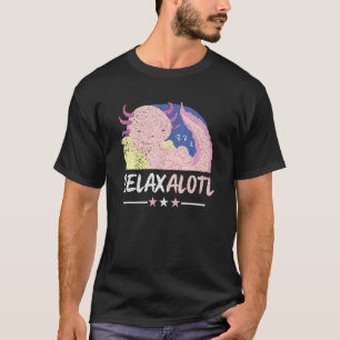 Camiseta Relaxalotl Engraçado Pijama Preguiçoso Dormindo Ax