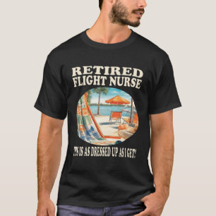 Camiseta Relaxamento da enfermeira de voo aposentada