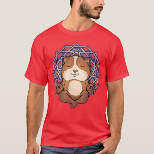 Camiseta Relaxamento da Meditação Mulheres Meditante Guinee
