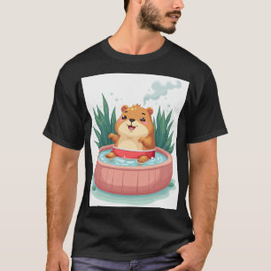 Camiseta Relaxamento em Banheira de Hidromassagem com Capiv