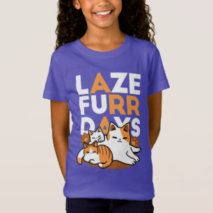 Camiseta Relaxando a Arte de Gato - 'Dias de Furo de Lázaro