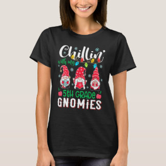 Camiseta Relaxando Com Meus Gnomies da 5ª Série Luz Natal 