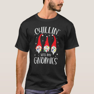 Camiseta Relaxando Com Meus Gnomos Jardim do Papai Noel Gno