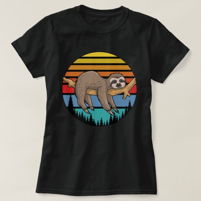 Camiseta Relaxando Lama (Frente do Design)
