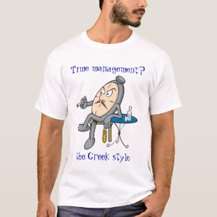 Camiseta Relaxando relógio