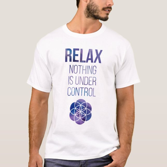 Camiseta Relaxe a citação de Buda (Frente)