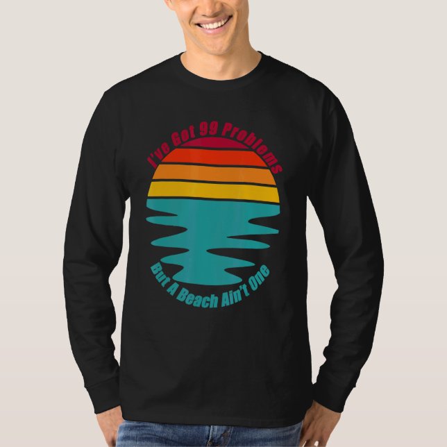 Camiseta Relaxe A Férias Na Praia, Surf Sun E (Frente)