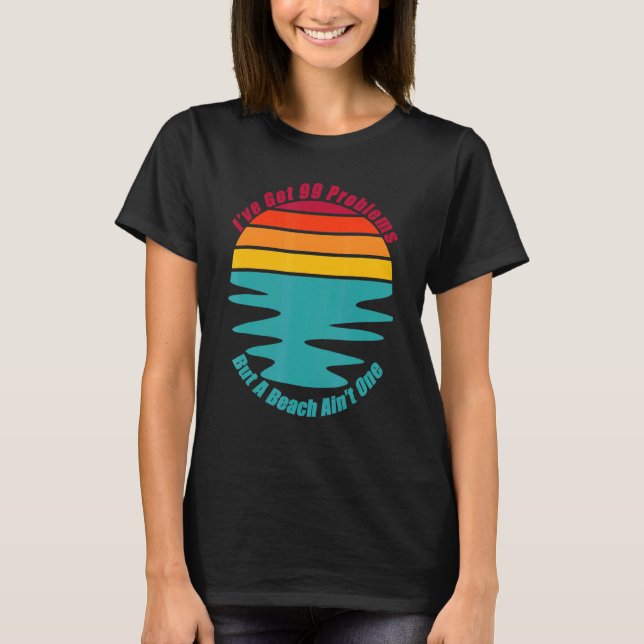 Camiseta Relaxe A Férias Na Praia, Surf Sun E (Frente)