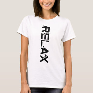 Camiseta Relaxe a mulher com elegância branca