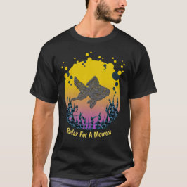 Camiseta Relaxe A Sua Mente Sob O Mar