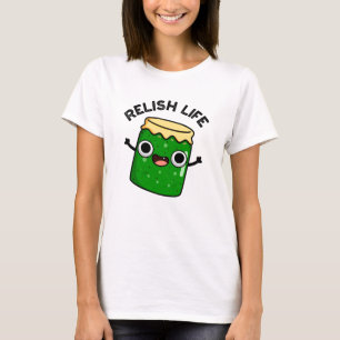 Camiseta Relaxe A Vida Engraçada Comida Pun