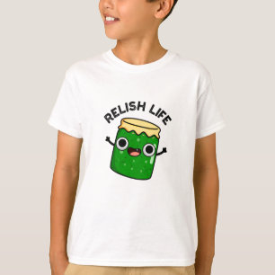 Camiseta Relaxe A Vida Engraçada Comida Pun