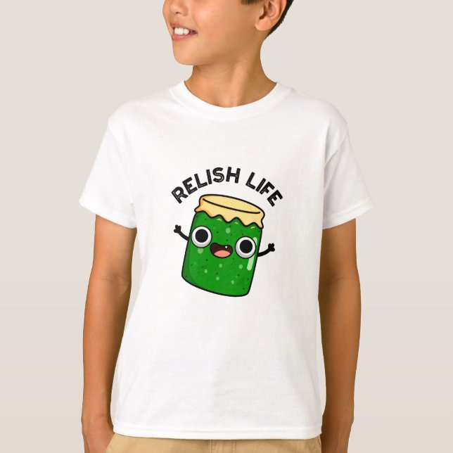 Camiseta Relaxe A Vida Engraçada Comida Pun (Frente)